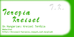 terezia kreisel business card